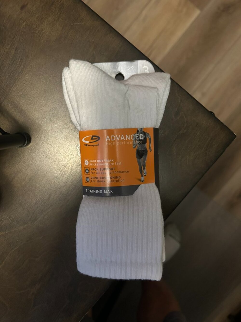 C9 Champion Women's Advanced High Performance Crew Socks (3 Pack, Size 5-9) NEW